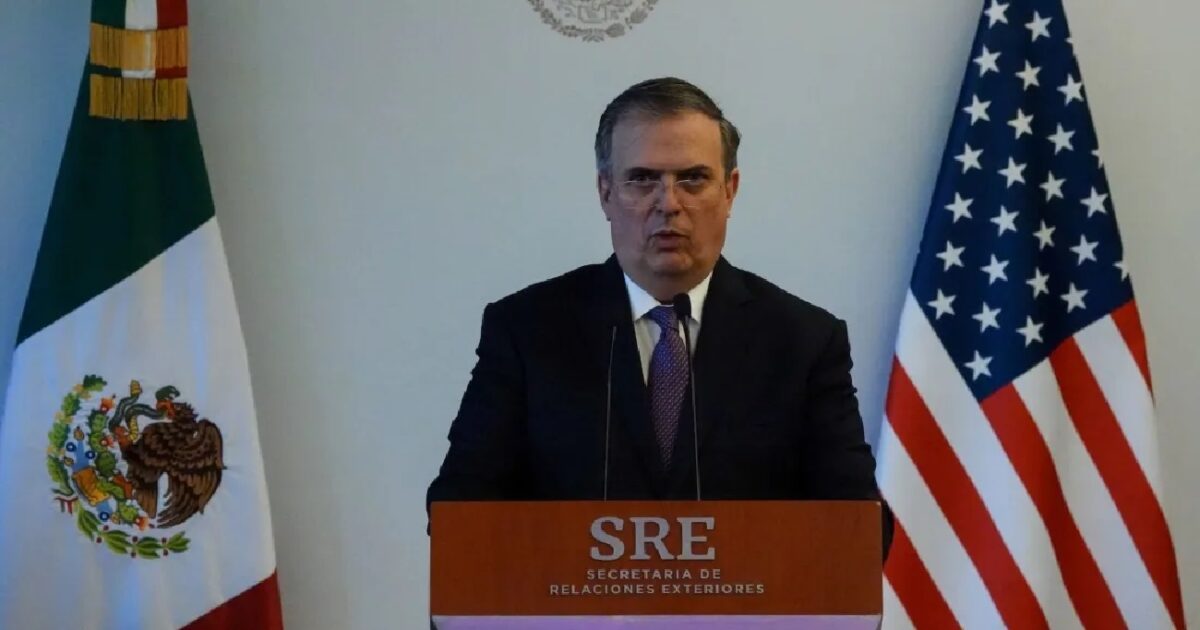 Marcelo Ebrard, secretario de Relaciones Exteriores de México.