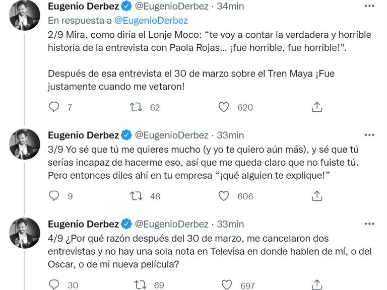 Eugenio Derbez responde a Emilio Azcárraga sobre los derechos de "La Familia P. Luche"