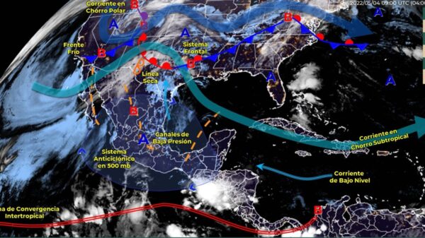 Pronóstico del clima para hoy miércoles 4 de mayo en Quintana Roo.