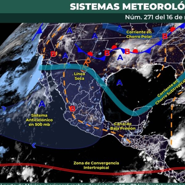 Pronóstico del clima para hoy lunes 16 de mayo en Quintana Roo.