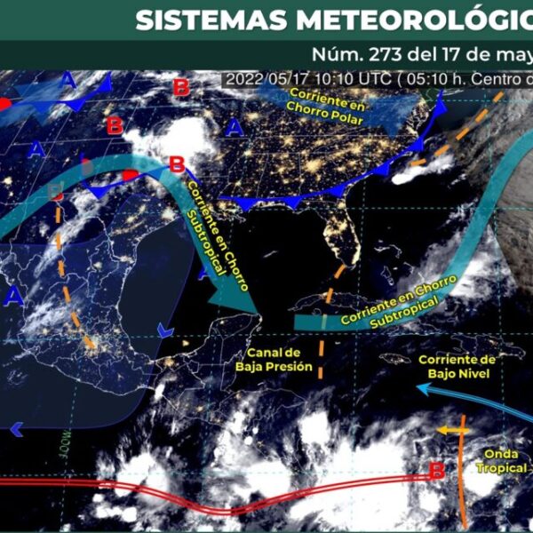 Pronóstico del clima para hoy martes 17 de mayo en Quintana Roo.