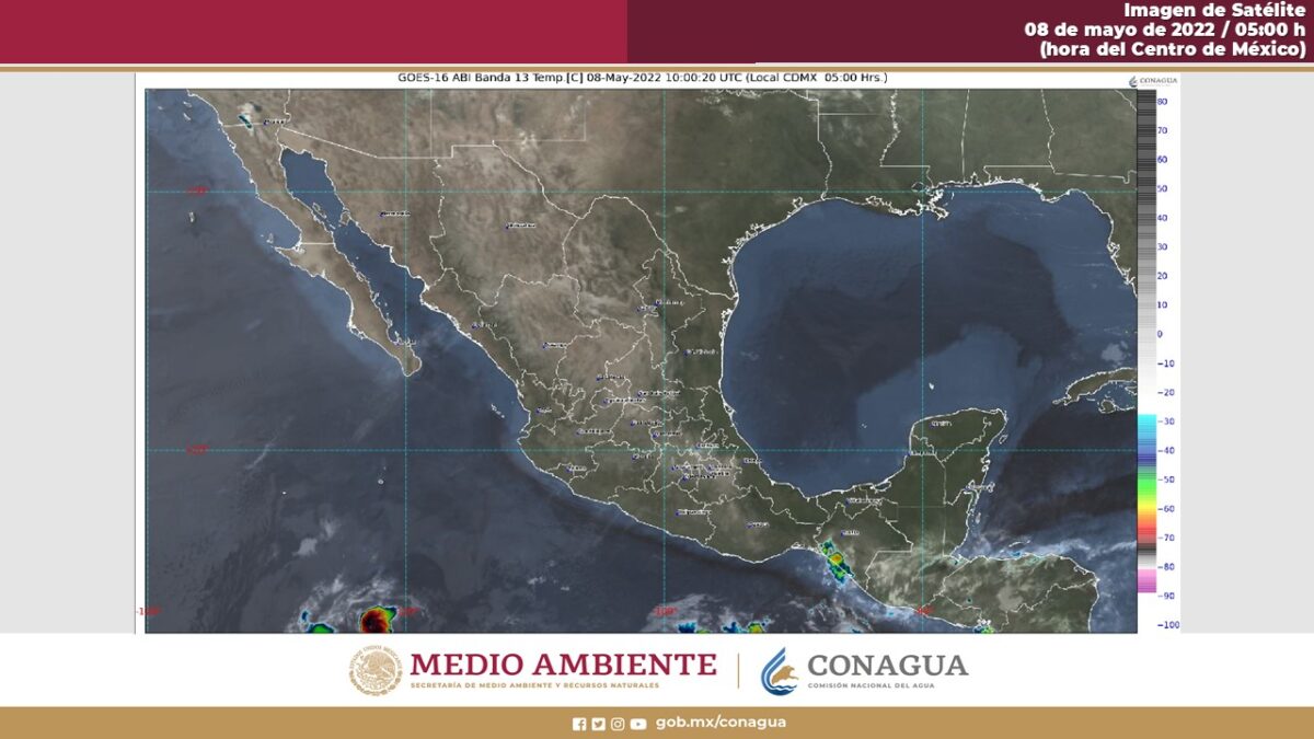 Pronóstico del clima para hoy domingo 8 de mayo en Quintana Roo; Cielo medio nublado por la tarde con probabilidad de lluvias aisladas.