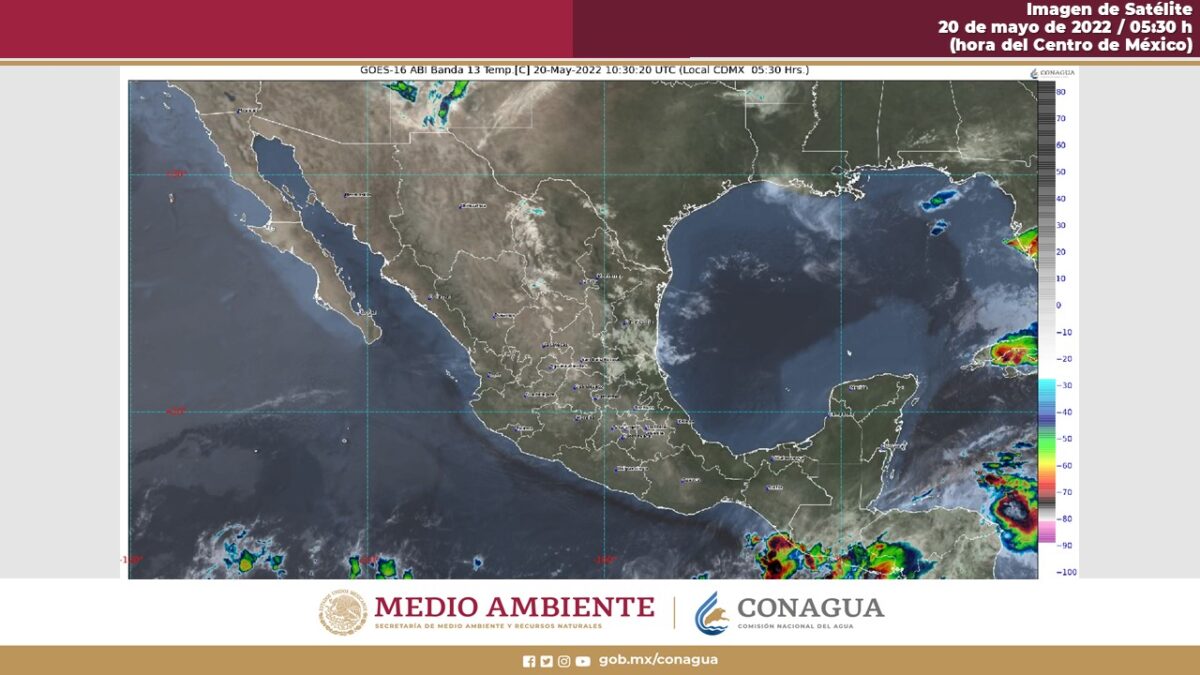 Clima: Se esperan lluvias fuertes para hoy viernes en Quintana Roo; la onda tropical número uno, la cual recorrerá el sur de la Península de Yucatán.
