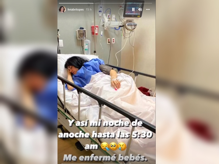 Hospitalizan de emergencia a Livia Brito y le piden que no se haga la víctima