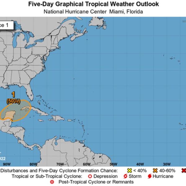 Huracán en Quintana Roo aumenta a 50% su probabilidad