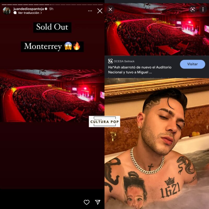 JD Pantoja utiliza imagen de Ha-Ash para promocionar su concierto