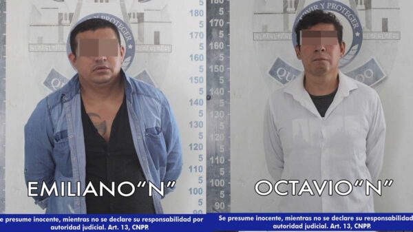 Atrapan a par de presuntos ladrones en Cancún