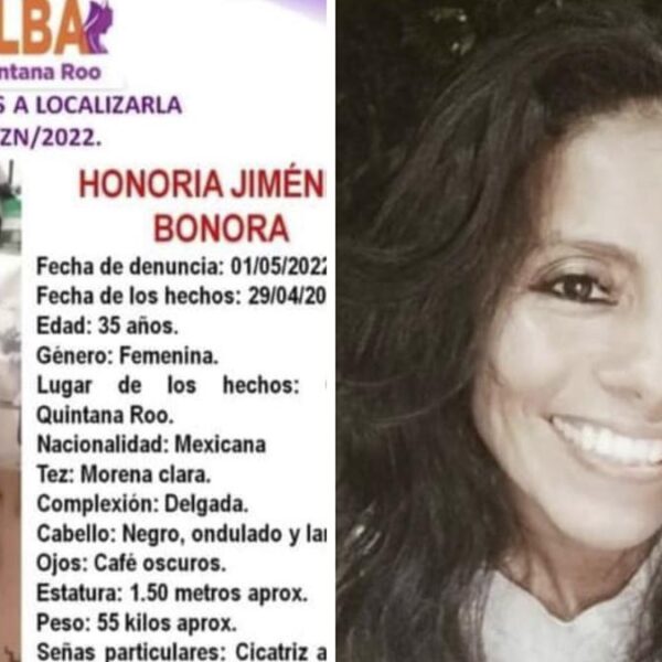 Buscan en Cancún a madre soltera desaparecida hace 9 días