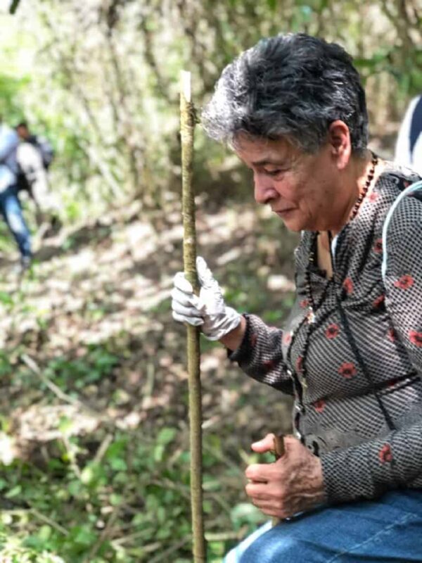 María Herrera, madre de cuatro de sus hijos desaparecidos durante una larga búsqueda de sus cuerpos.