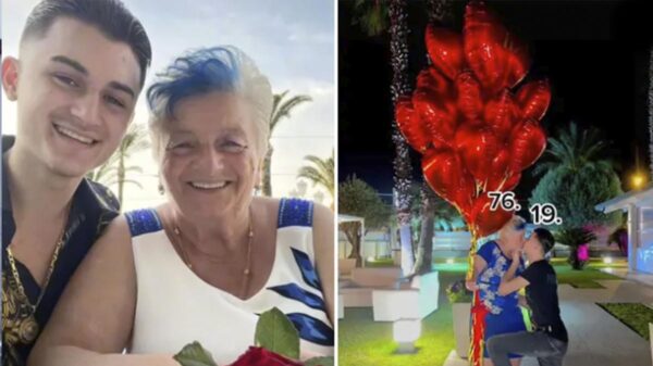 Joven de 19 se casó con abuelita de 76 años