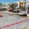 Trágico accidente entre 2 motociclistas en Cancún
