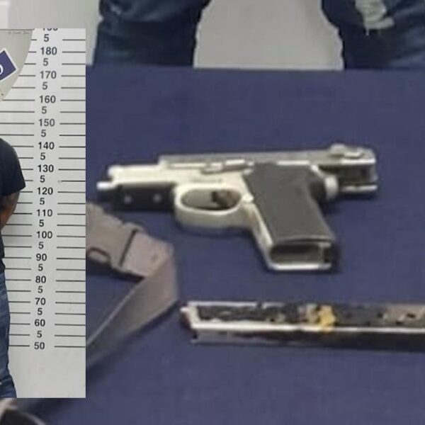 Caminaba "empistolado" en Playa Del Carmen, ya fue detenido