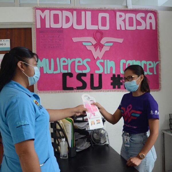 Con 11 módulos rosa la SESA fortalece la cobertura de atención para la prevención del cáncer de la mujer