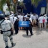 Policía Quintana Roo refuerza seguridad en zona de playas de Cancún.