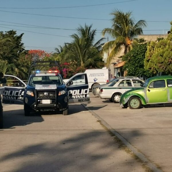Se registra un homicidio en el fraccionamiento Galaxias del Sol en Cancún.