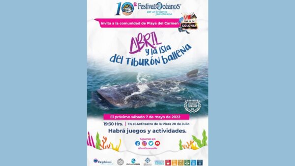 Cine en tu colonia presenta #Festoceanos ‘Abril y la isla del tiburón ballena’.