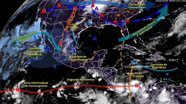 Pronóstico del clima para hoy miércoles 18 de mayo en Quintana Roo.