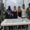 Detienen a tres narcomenudistas con 90 dosis y arma de fuego en Tulum.