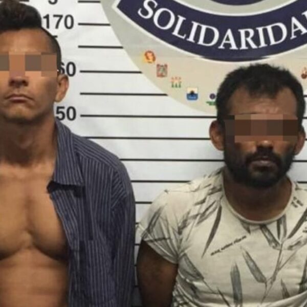 Detenidos por robo con violencia en la colonia Colosio.