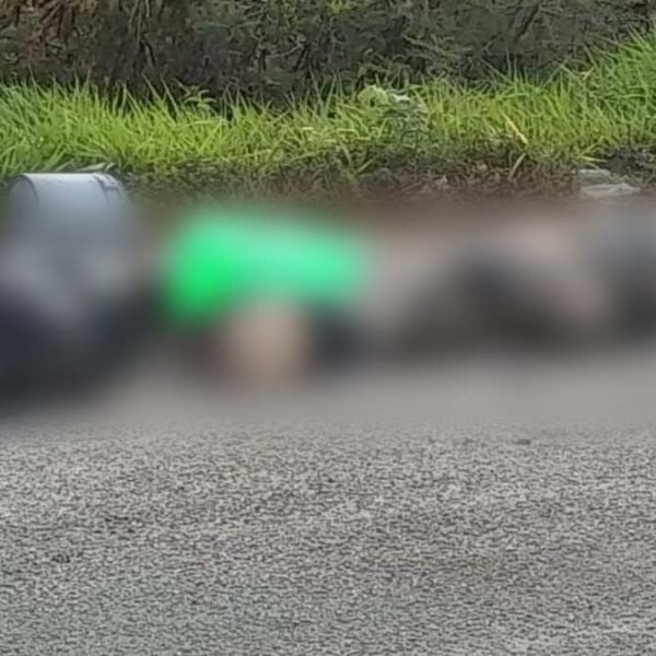 Hallan tres cuerpos embolsados en carretera de Bacalar.