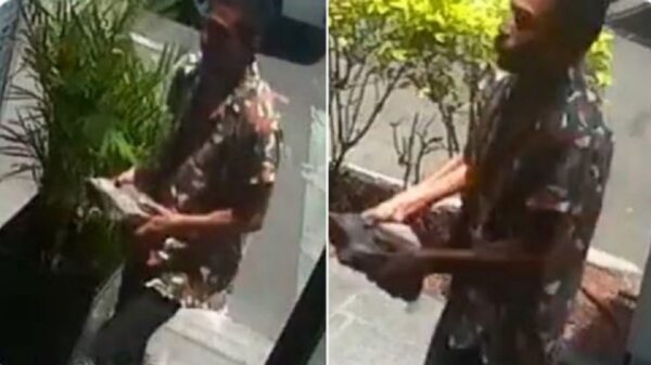 Sujeto agrede con un tabique a menor en taquería de la CdMx (VIDEO).