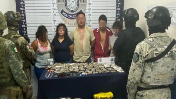 Cae una narcobanda en Bosque Real de Playa del Carmen.