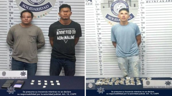 Continúan cayendo narcomenudistas en Playa del Carmen.