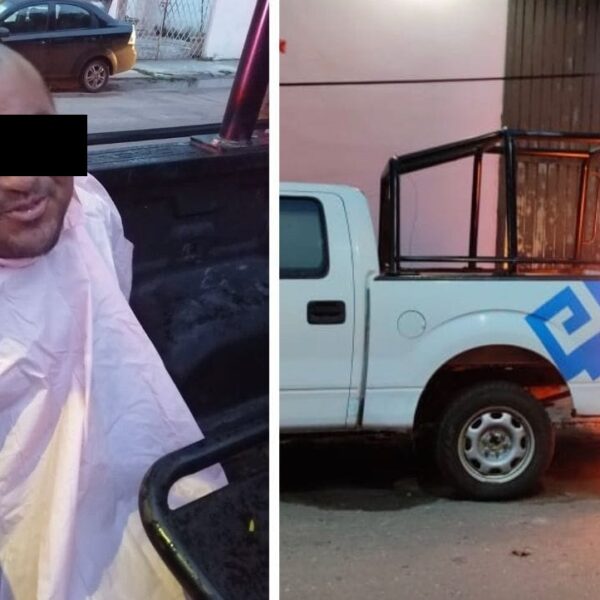 Pirómano chetumaleño intentó quemar camioneta de la Fiscalía.