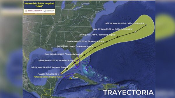 El potencial Ciclón Tropical Uno se aleja del Caribe