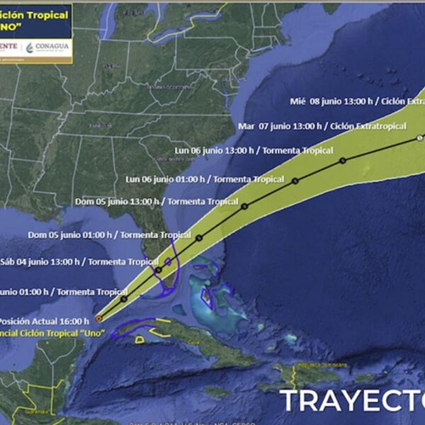 El potencial Ciclón Tropical Uno se aleja del Caribe