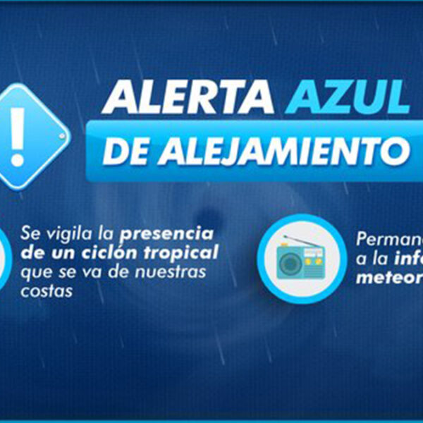 Emite gobierno del estado Alerta Azul por depresión tropical