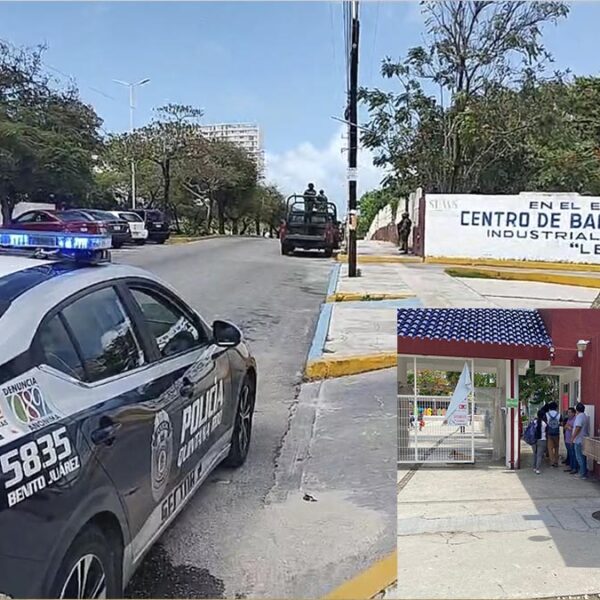 Amenaza de balacera en CBTIS 111 de Cancún moviliza a autoridades