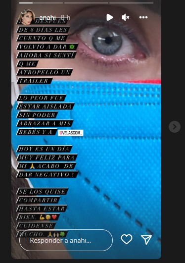 Anahí da positivo a covid-19 tras concierto con Karol G