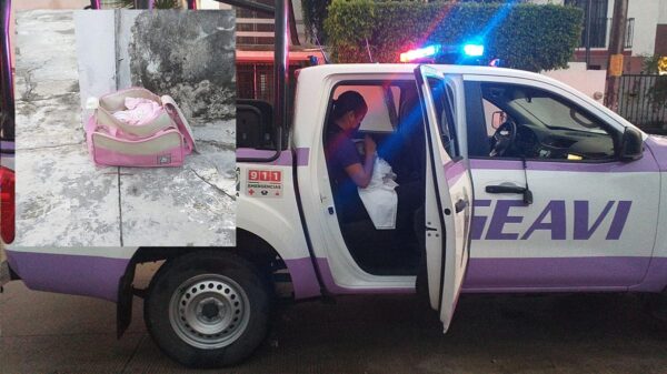 Abandonan en Cancún a bebe de 2 meses en una maleta