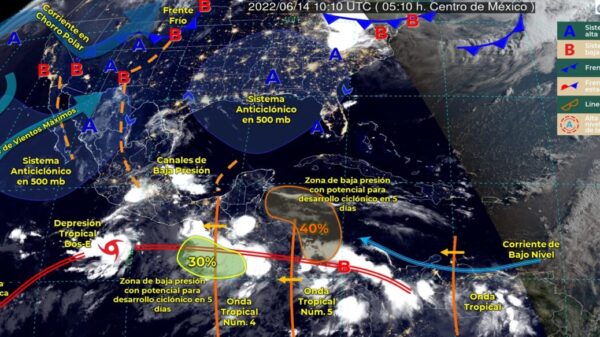 Pronóstico del clima para hoy martes 14 de junio en Quintana Roo.