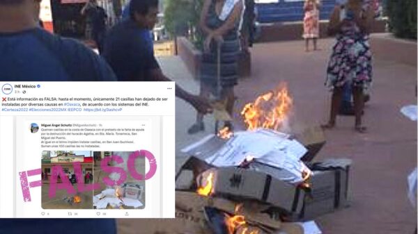 Desmiente INE quema de casillas en Oaxaca