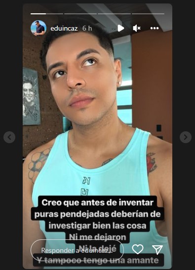 Eduin Caz responde si se separó de su esposa Daisy Anahy