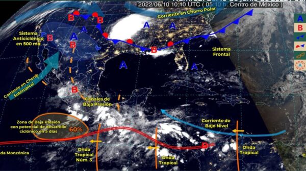 Pronóstico del clima para hoy viernes 10 de junio en Quintana Roo.