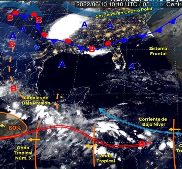 Pronóstico del clima para hoy viernes 10 de junio en Quintana Roo.