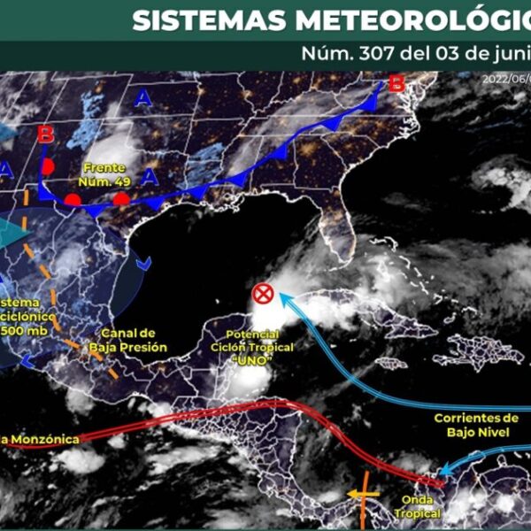 Pronóstico del clima para hoy viernes 3 de junio en Quintana Roo.