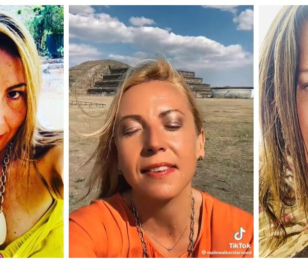 Ella es Mafe Walker, la mujer que asegura hablar el idioma alienígena.