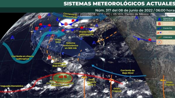 Pronóstico del clima para hoy miércoles 8 de junio en Quintana Roo.