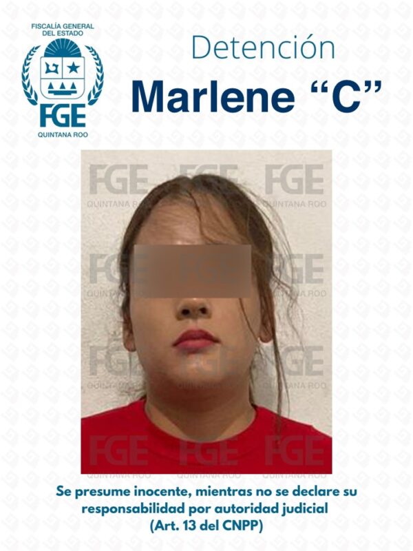 Vinculan a proceso a líder criminal que ordenó ejecuciones en Cancún; Jorge “G” fue detenido a esta mujer el pasado 6 de junio.