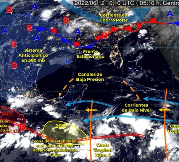 Pronóstico del clima para hoy domingo 12 de junio en Quintana Roo.