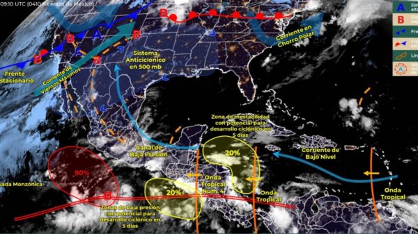 Pronóstico del clima para hoy lunes 13 de junio en Quintana Roo.