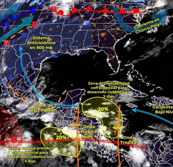 Pronóstico del clima para hoy lunes 13 de junio en Quintana Roo.
