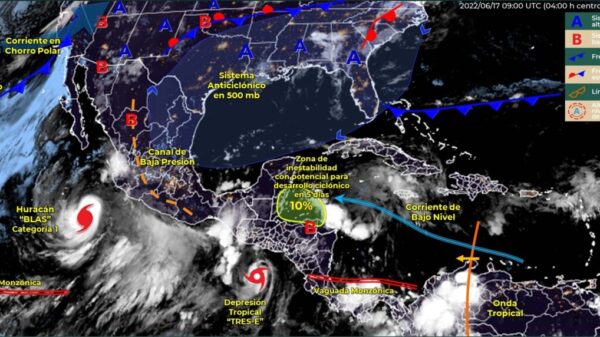 Pronóstico del clima para hoy viernes 17 de junio en Quintana Roo.