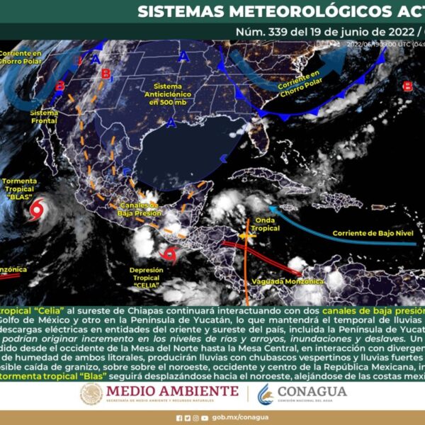 Pronóstico del clima para hoy domingo 19 de junio en Quintana Roo.