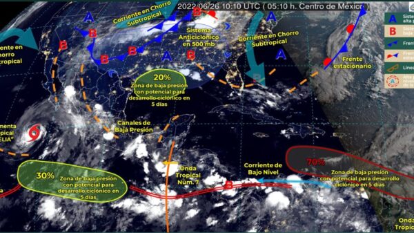 Pronóstico del clima para hoy domingo 26 de junio en Quintana Roo.