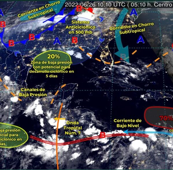 Pronóstico del clima para hoy domingo 26 de junio en Quintana Roo.